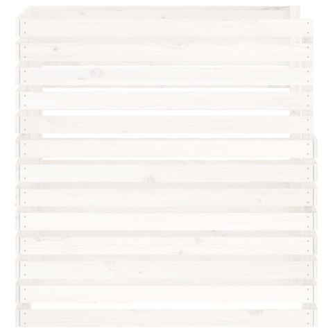 KOMPOSTOWNIK BIAŁY 100X100X102CM DREWNO SOSNOWE