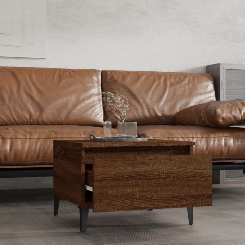 STOLIK BOCZNY BRĄZOWY DĄB 50X46X35CM