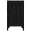 SKRZYNIA NA PRANIE CZARNA 44X44X76CM LITA SOSNA