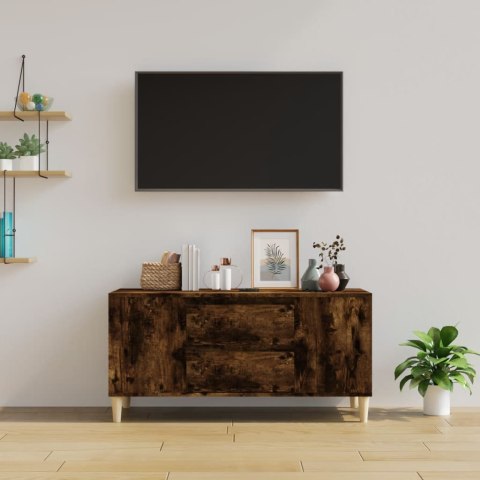SZAFKA POD TV PRZYDYMIONY DĄB 102X44,5X50CM