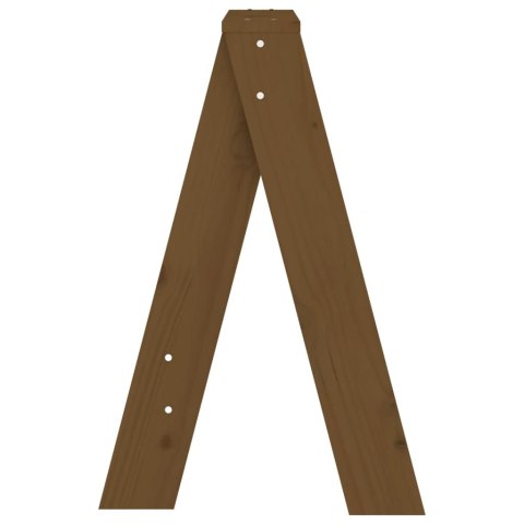 STOŁKI 2SZTMIODOWY BRĄZ 40X40X60CM DREWNO SOSNOWE