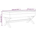 STOŁEK ZE SCHOWKIEM 110X45X49CM TKANINA