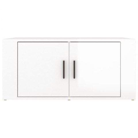 STOLIK KAWOWY BIAŁY POŁYSK 80X50X36CM