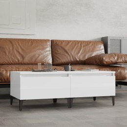 STOLIKI BOCZNE 2SZT POŁYSK BIAŁE 50X46X35CM