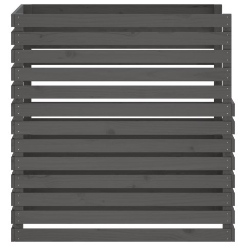 KOMPOSTOWNIK SZARY 100X100X102CM DREWNO SOSNOWE