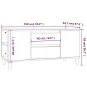 SZAFKA POD TV SZARY DĄB SONOMA 102X44,5X50CM