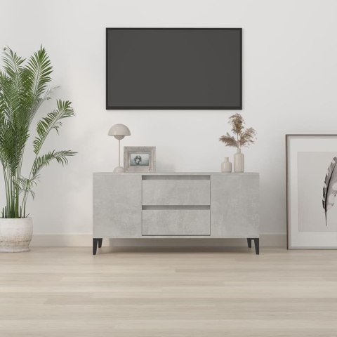 SZAFKA POD TV SZAROŚĆ BETONU 102X44,5X50CM
