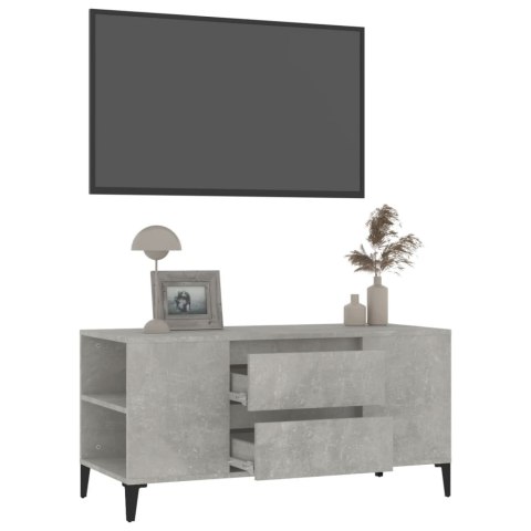 SZAFKA POD TV SZAROŚĆ BETONU 102X44,5X50CM