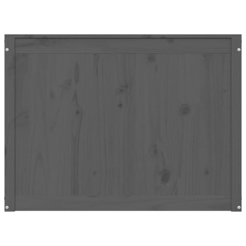 SKRZYNIA NA PRANIE SZARA 88,5X44X66CM LITA SOSNA