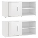 SZAFKI POD TV 2SZT BIAŁE POŁYSK 80X315X36CM