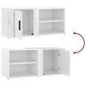 SZAFKI POD TV 2SZT BIAŁE POŁYSK 80X315X36CM