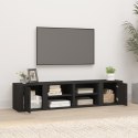 SZAFKI POD TELEWIZOR 2SZT CZARNE 80X315X36,5CM