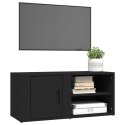 SZAFKI POD TELEWIZOR 2SZT CZARNE 80X315X36,5CM