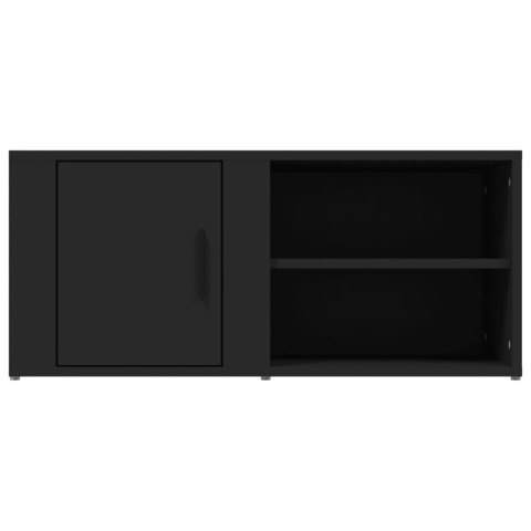 SZAFKI POD TELEWIZOR 2SZT CZARNE 80X315X36,5CM