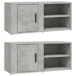 SZAFKI POD TELEWIZOR 2SZTSZAROŚĆ BETONU 80X315X36CM