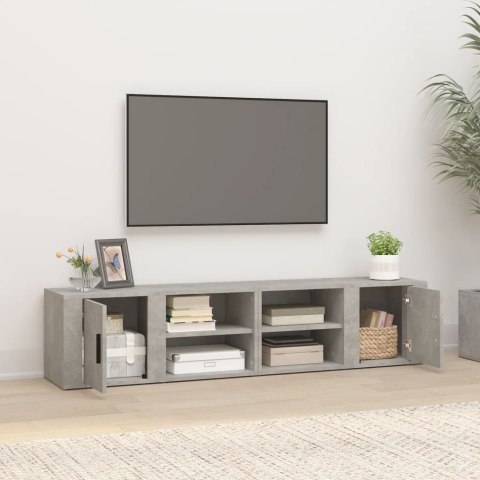 SZAFKI POD TELEWIZOR 2SZTSZAROŚĆ BETONU 80X315X36CM