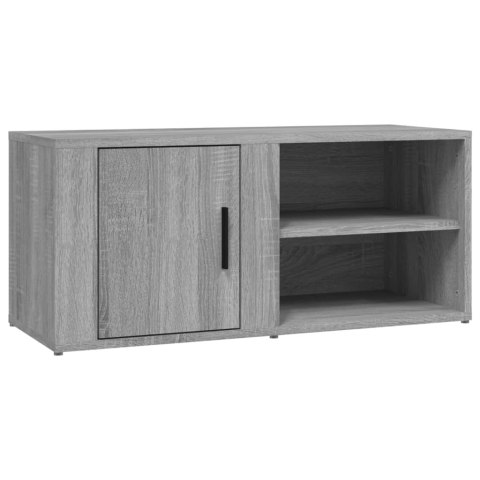SZAFKI POD TELEWIZOR 2SZT SZARY DĄB SONOMA 80X315X36,5CM
