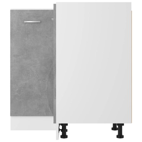 SZAFKA NAROŻNA SZARY BETON 75,5X75,5X80,5CM