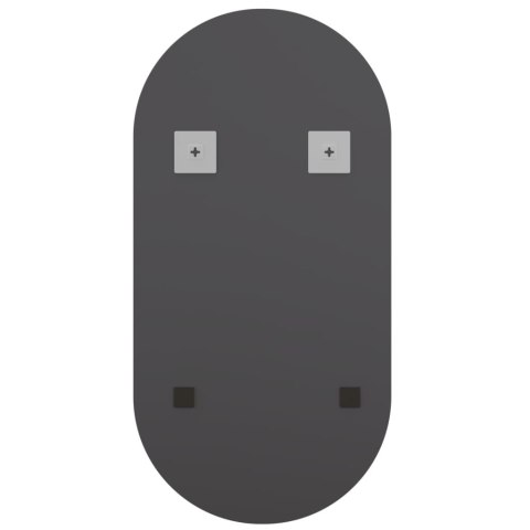 LUSTRO Z OŚWIETLENIEM LED 80X40CM SZKLANE OWALNE