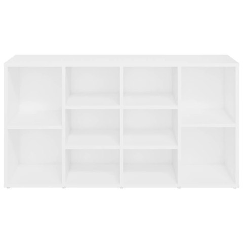 ŁAWKA Z MIEJSCEM NA BUTY BIAŁA 103X30X54,5CM