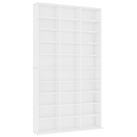 SZAFKA NA CD BIAŁA 102X16X177,5CM