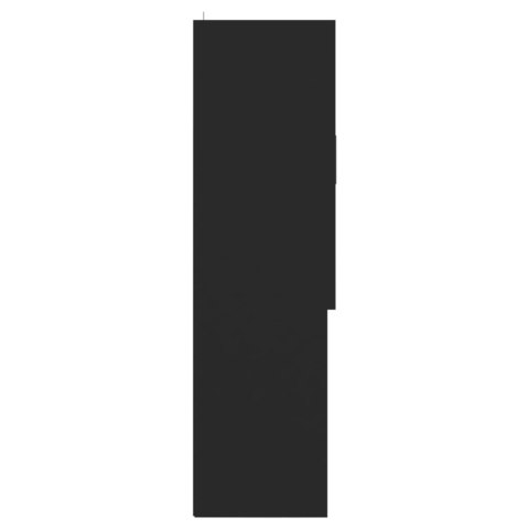 SZAFKA NA PRALKĘ CZARNA 70,5X25,5X90CM