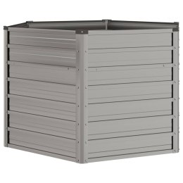 DONICA OGRODOWA SZARA 129X129X77CM STAL KORTENOWSKA