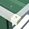 WIATA NA DREWNO STAL GALWANIZOWANA 163X83X154CM ZIELONA