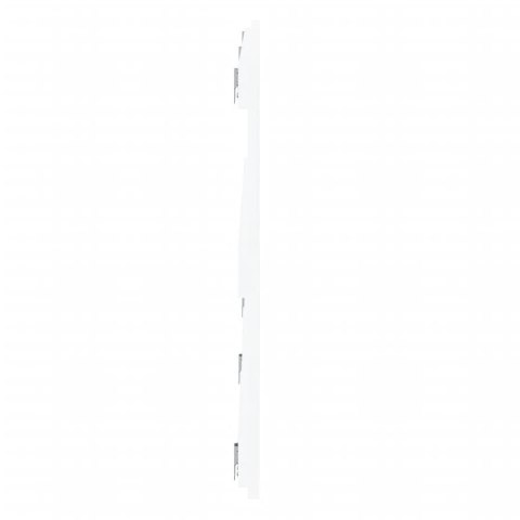 WEZGŁOWIE ŁÓŻKA BIAŁE 204X3X60CM DREWNO SOSNOWE