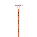 LINKA ŻEGLARSKA POMARAŃCZOWA 6MM 25M POLIPROPYLEN