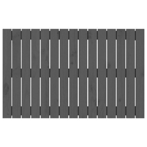 WEZGŁOWIE ŁÓŻKA SZARE 955X3X60CM DREWNO SOSNOWE