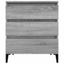 KOMODA SZARY DĄB SONOMA 60X35X70CM