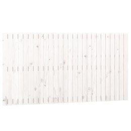 WEZGŁOWIE ŁÓŻKA BIAŁE 166X3X90CM DREWNO SOSNOWE