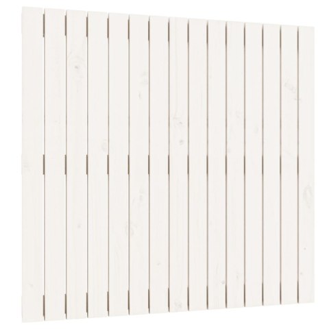 WEZGŁOWIE ŁÓŻKA BIAŁE 955X3X90CM DREWNO SOSNOWE