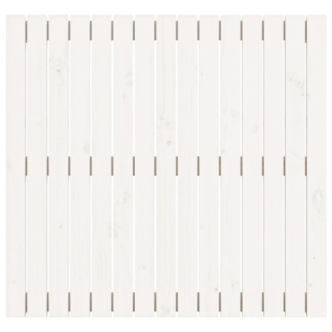 WEZGŁOWIE ŁÓŻKA BIAŁE 955X3X90CM DREWNO SOSNOWE