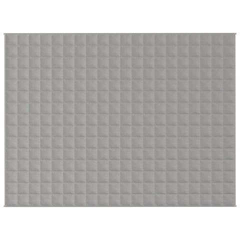 KOC OBCIĄŻENIOWY SZARY 150X200CM 7KG TKANINA