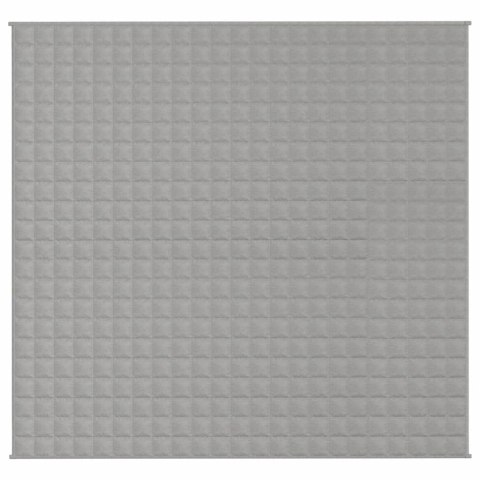 KOC OBCIĄŻENIOWY SZARY 220X235CM 15KG TKANINA