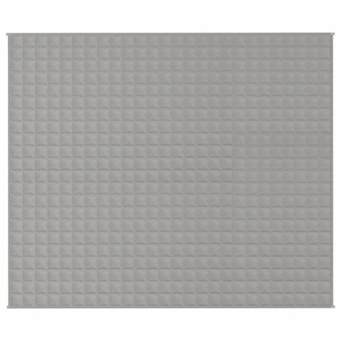 KOC OBCIĄŻENIOWY SZARY 220X260CM 11KG TKANINA