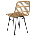 KRZESŁA OGRODOWE 2 SZT. 48X62X84CM RATTAN PE