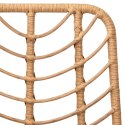 STOŁKI BAROWE 2 SZT 45X56X103,5CM PE RATTAN I STAL