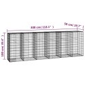 ŚCIANA GABIONOWA GABION Z POKRYWAMI 300X50X100CM