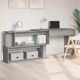 BIURKO NAROŻNE SZARY DĄB SONOMA 200X50X76CM