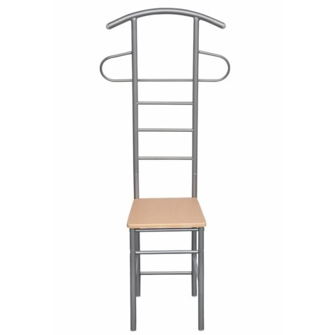 KRZESŁO Z WIESZAKIEM NA GARNITUR 2SZTMETALOWE