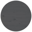 STOLIK KAWOWY SZARY Ø45X40CM DREWNO SOSNOWE