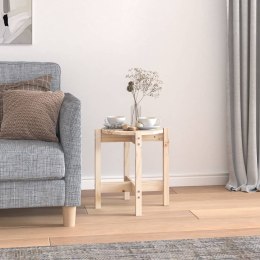 STOLIK KAWOWY Ø 425X45CM DREWNO SOSNOWE