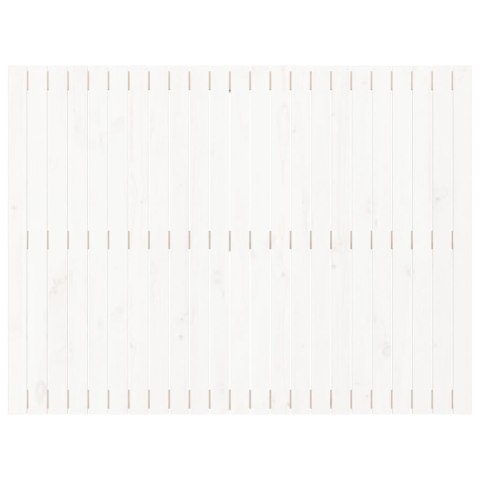 WEZGŁOWIE ŁÓŻKA BIAŁE 1465X3X110CM DREWNO SOSNOWE