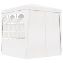 NAMIOT IMPREZOWY ZE ŚCIANKAMI 2,5X2,5M BIAŁY 90G/M²