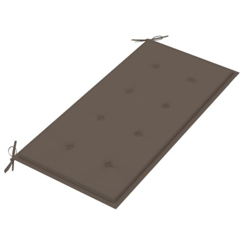 PODUSZKA NA ŁAWKĘ OGRODOWĄ KOLOR TAUPE 100X50X3CM