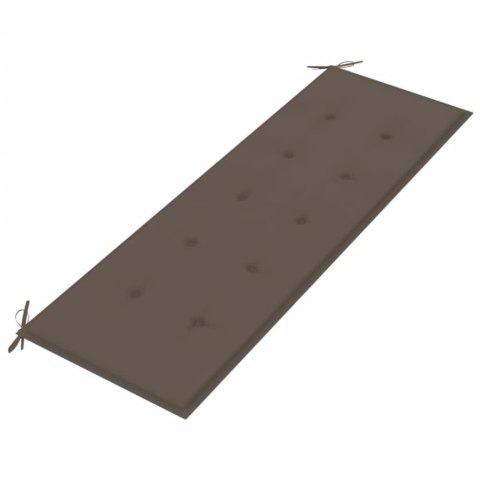PODUSZKA NA ŁAWKĘ OGRODOWĄ TAUPE 150X50X3CM