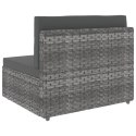 SOFA MODUŁOWA 2-OSOBOWA RATTAN PE SZARA
